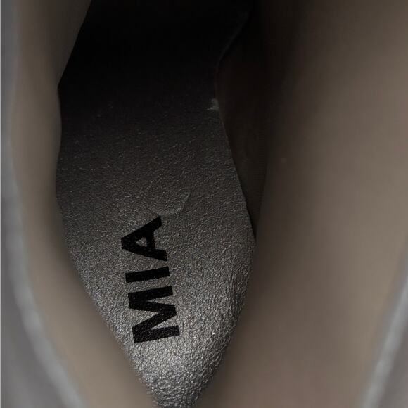 Mia Gypsi Rhinestone Western Ankle Boots Women's Silver Size US7M EU37.5 - Picture 10 of 12